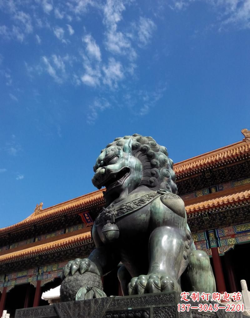 泉州铜雕狮子，传承古典文化