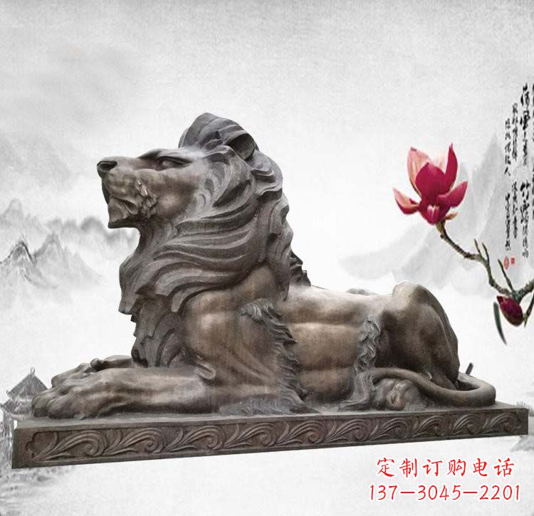 泉州经典西洋欧式铜雕狮子