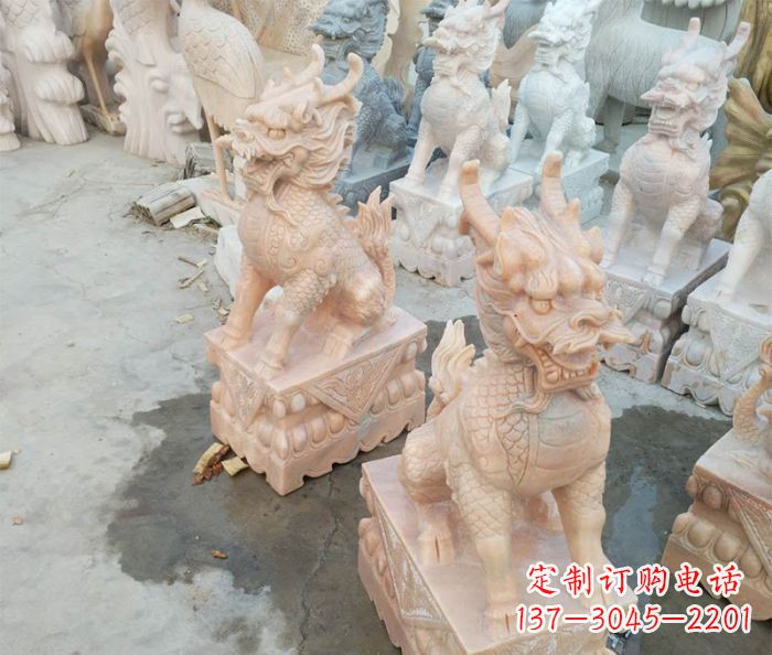 泉州华丽夺目,雕琢精美的麒麟石雕