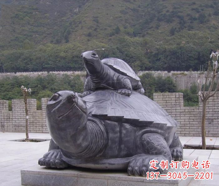 泉州中领雕塑母子乌龟公园石雕