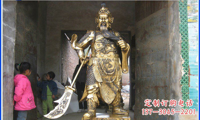 泉州铸魂关公雕塑,让古老传说继续传承