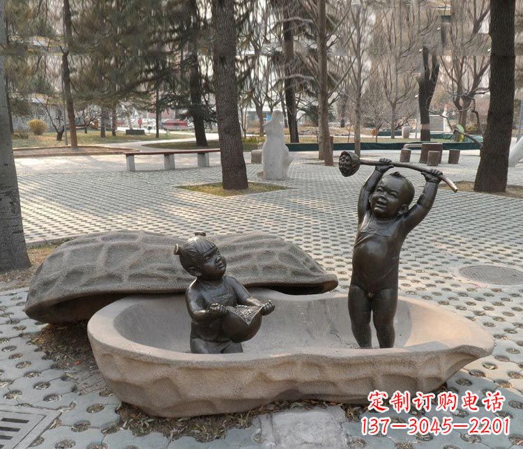 泉州中领雕塑:拿莲蓬和石榴,让铜雕流传爱的美好