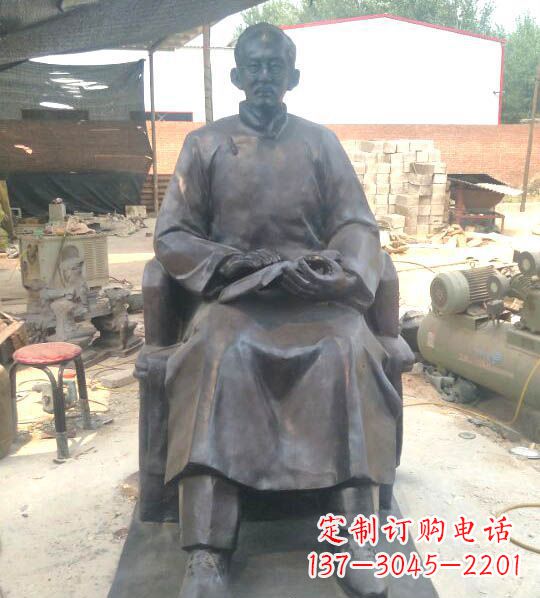 泉州蔡元培铜雕:让你的精神耀眼发光