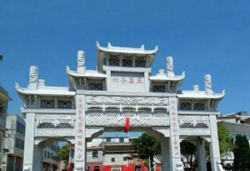 泉州全新定制石牌坊雕塑，为您的寺院注入历史文脉