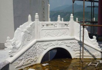 泉州汉白玉庭院装饰石桥雕塑