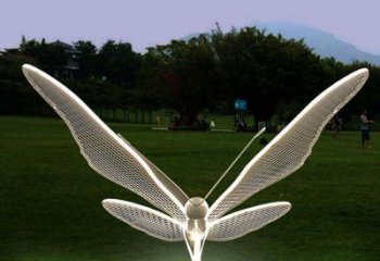 泉州花园不锈钢装饰蝴蝶雕塑
