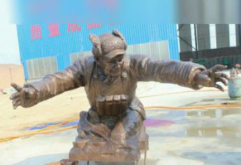 泉州黄继光校园英雄铜雕：传承伟大精神
