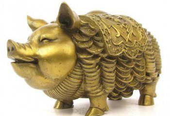泉州欢迎招财猪，用黄铜打造新年祝福