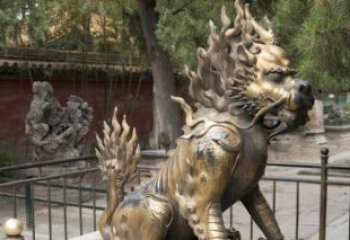 泉州钜惠雅致：优质黄铜铸铜麒麟雕塑