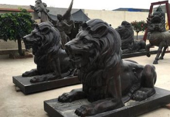 泉州汇丰手工铸铜狮子雕塑