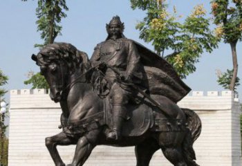 泉州将军骑马古代人物铜雕