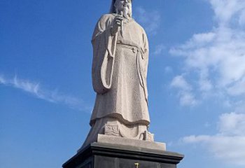 泉州精美的历史名人雕塑——王羲之砂岩石雕像