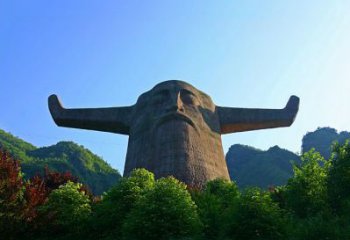 泉州中领雕塑：神农头像雕塑