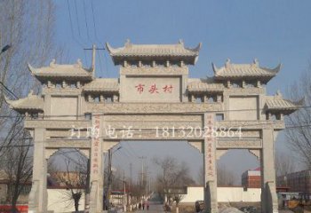 泉州景区三门七楼石雕牌坊——精美绝伦的牌坊雕塑
