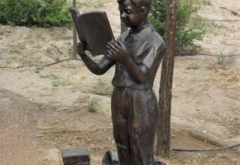 泉州中领雕塑尊贵细腻的男孩铜雕