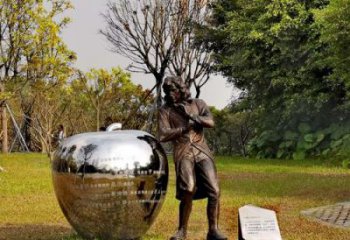 泉州中领雕塑定制牛顿公园雕塑