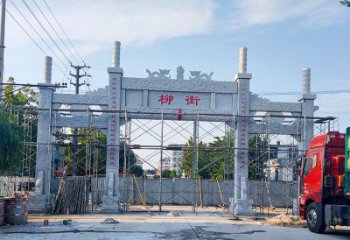 泉州牌坊石雕双龙，让它成为你家中的精美装饰