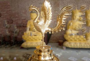 泉州丰富神秘的朱雀铜雕摆件