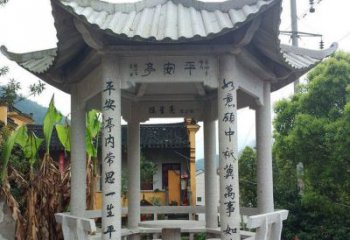 泉州中领雕塑-精致优雅的凉亭石雕