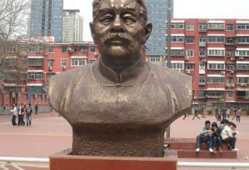 泉州中领雕塑为您打造高端优质的鲁迅胸像铜雕