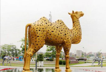 泉州中领雕塑：骆驼雕塑精美绝伦