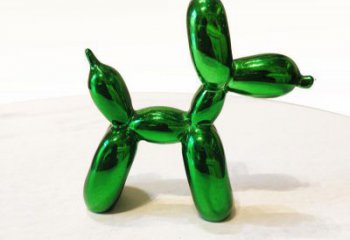 泉州绿色气球狗雕塑——精美设计，助您实现室内梦想装饰