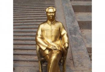 泉州毛泽东伟人铜雕纪念像