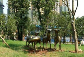 泉州青铜雕刻的梅花鹿，给您的生活带来另一种美感