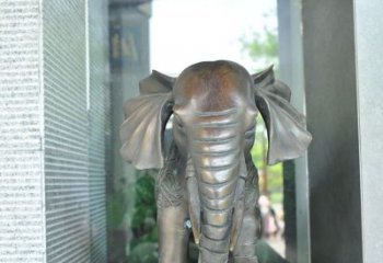 泉州艺术象征——门口镇宅大象铜雕