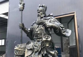 泉州高雅典雅的关公铜雕
