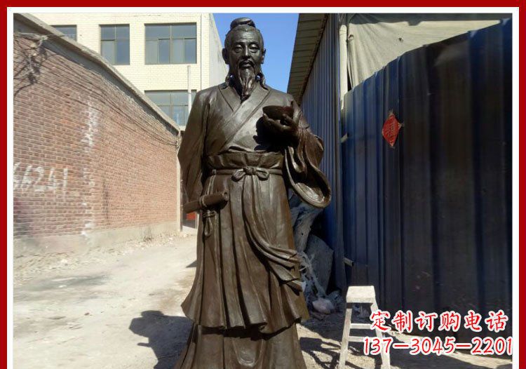 泉州中领雕塑的精品杜康铜雕将传统文化与现代工…