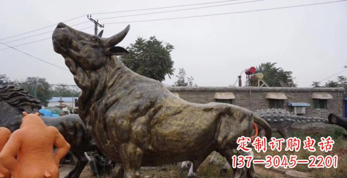 泉州令人惊叹的牛铜雕塑