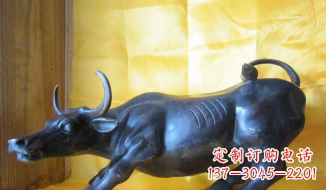 泉州牛公园动物铜雕