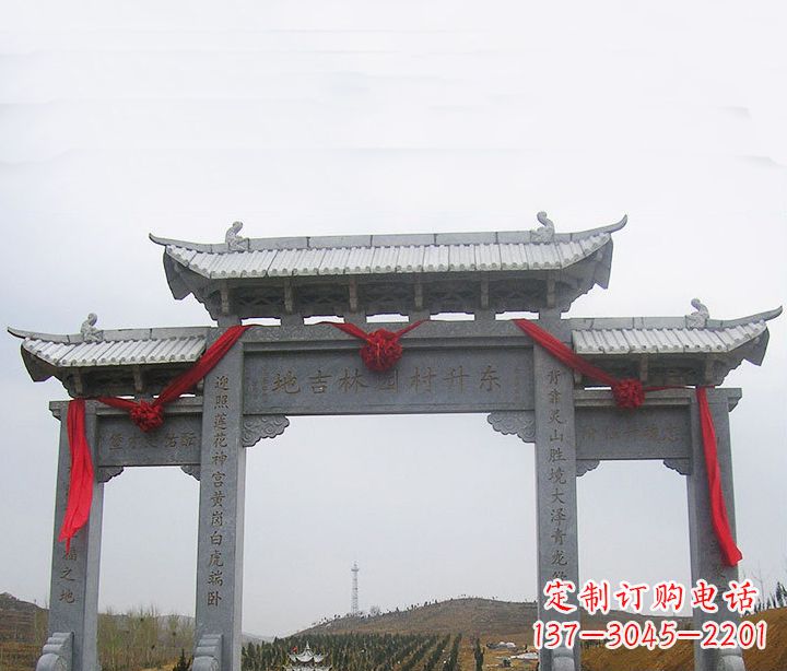 泉州农村石牌坊石雕
