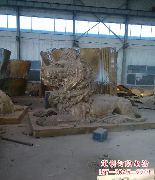 泉州中领雕塑推出的西洋狮子铜雕,是一件充满传…