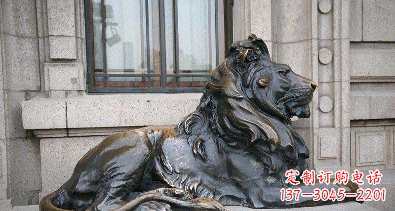 泉州心动不如行动,西洋狮子铜雕真实还原精美