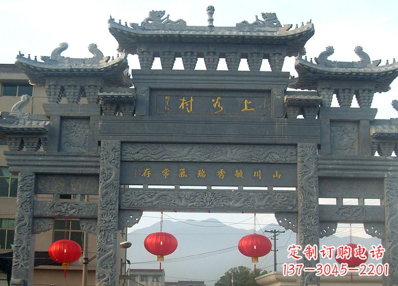 泉州中领雕塑:一流牌坊石雕,定制你的风水雕塑