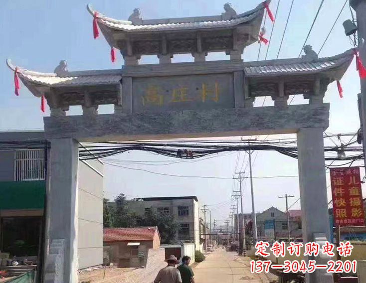 泉州牌楼石雕塑,为家庭装饰带来精致灵动