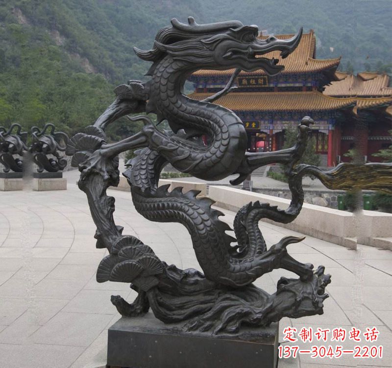 泉州盘龙铜雕