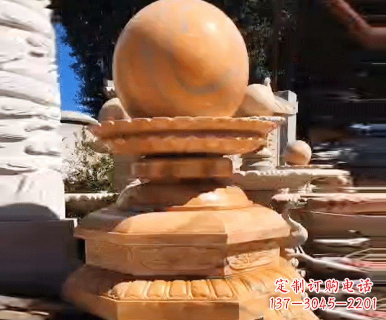 泉州喷泉里的石材雕塑