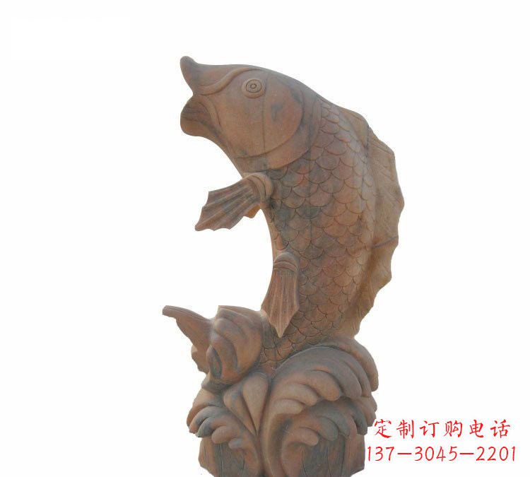 泉州鲤鱼石雕,精细雕刻让你赞叹不已