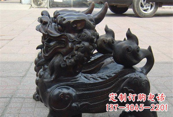 泉州象征保护,美轮美奂的貔貅辟邪神兽铜雕