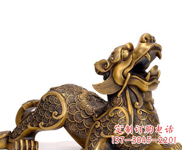 泉州精美铜质貔貅神兽雕塑