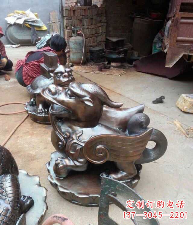 泉州中领雕塑貔貅铜雕高雅非凡