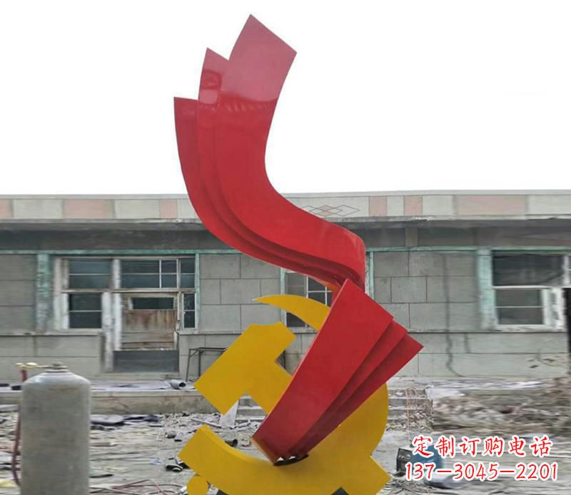 泉州飘带雕塑，流动升华
