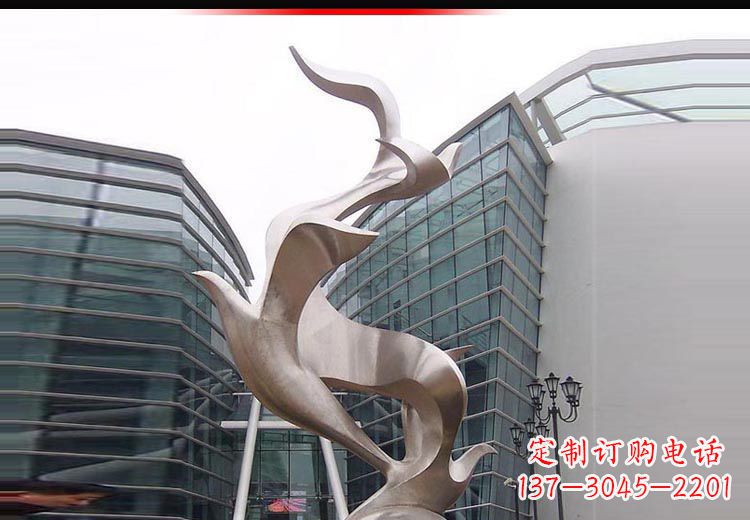 泉州不锈钢雄鹰雕塑,永久定制精美景观