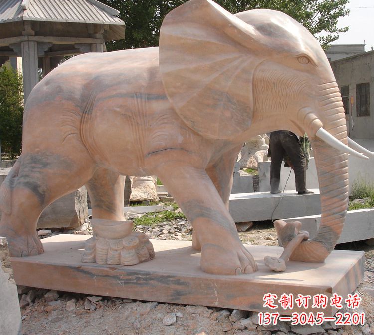 泉州企业大象石雕