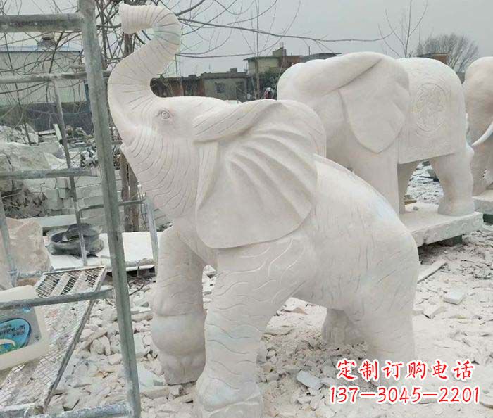 泉州企业景观招财大象雕塑