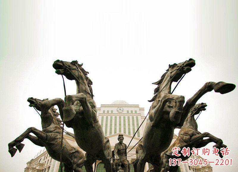 泉州优雅马车雕塑,精致雕琢,点缀你的生活