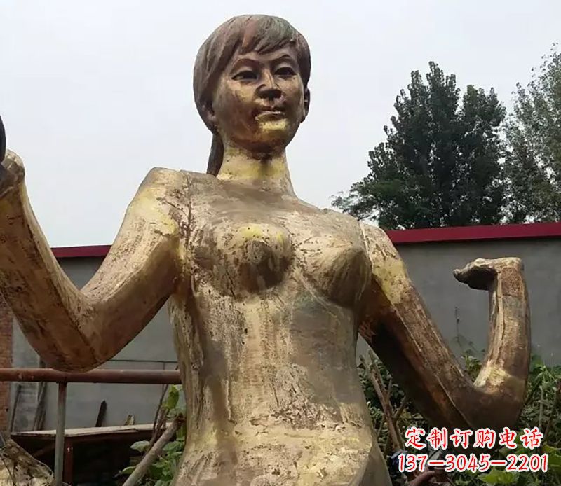 泉州中领雕塑的精美青年雕塑经典实物塑造，给人…